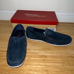 Mens suede loafers
